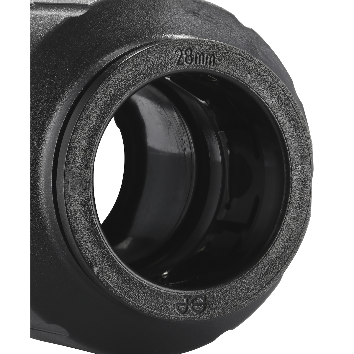 Sealey CAS28SA Straight Adaptor 28mm 1"BSP Pack of 2 (John Guest Speedfit® - PM012818E)