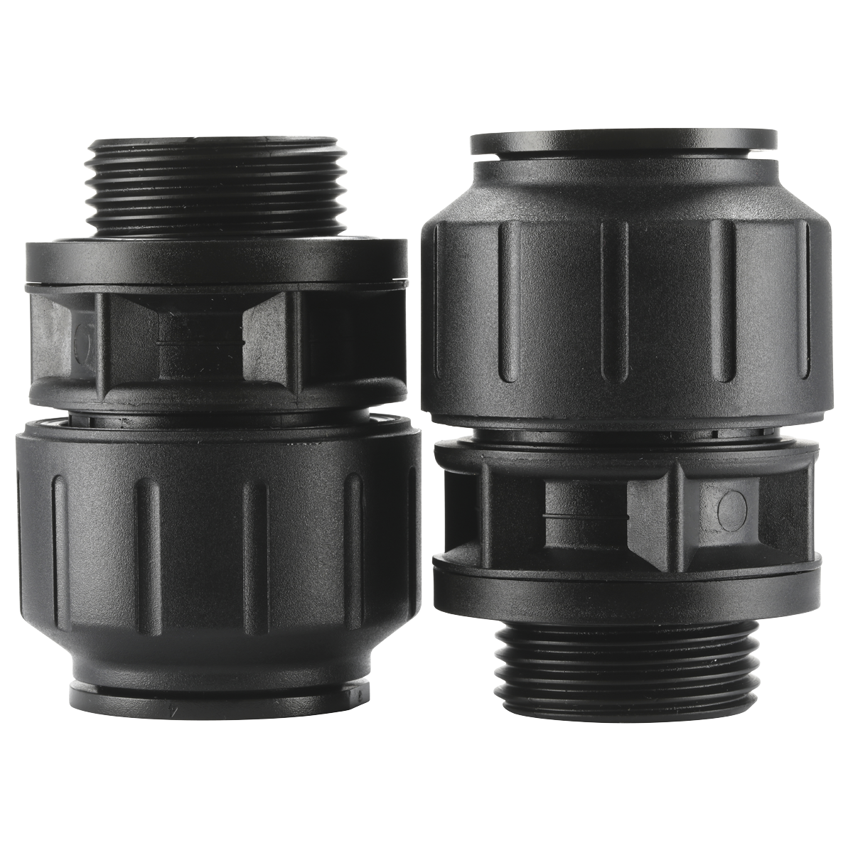Sealey CAS28SA Straight Adaptor 28mm 1"BSP Pack of 2 (John Guest Speedfit® - PM012818E)