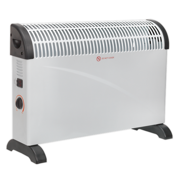 Sealey CD2005 Convector Heater with 3 Heat Settings Thermostat 2000W/230V