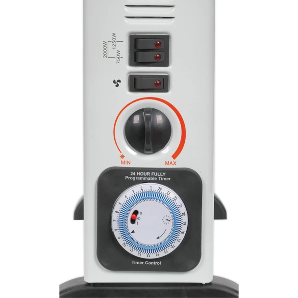 Sealey CD2005TT Convector Heater with Turbo, Timer & Thermostat 2000W/230V