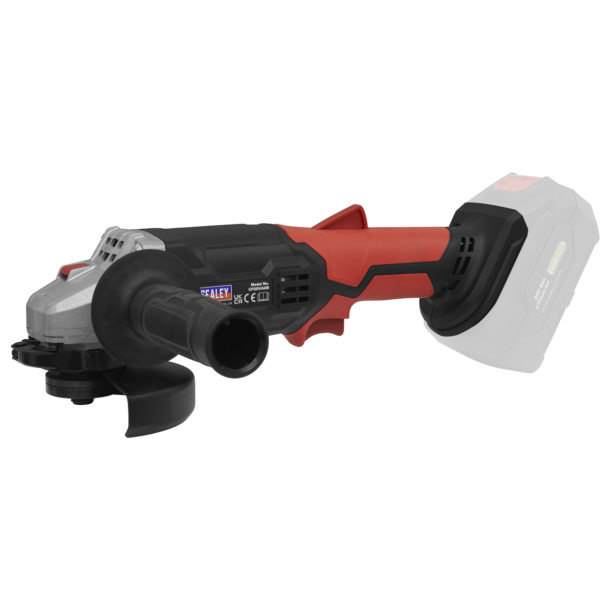 Sealey CP20VAGBKIT1 Cordless Angle Grinder Kit 115mm 20V 4Ah