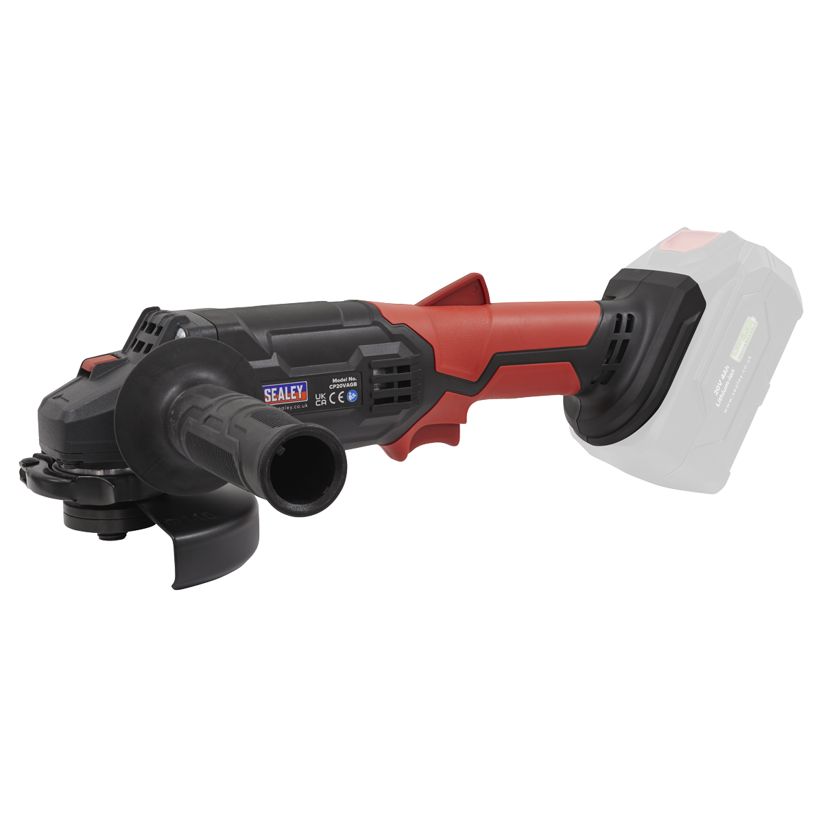 Sealey CP20VAGBKIT Cordless Angle Grinder Kit 115mm 20V - 2 Batteries