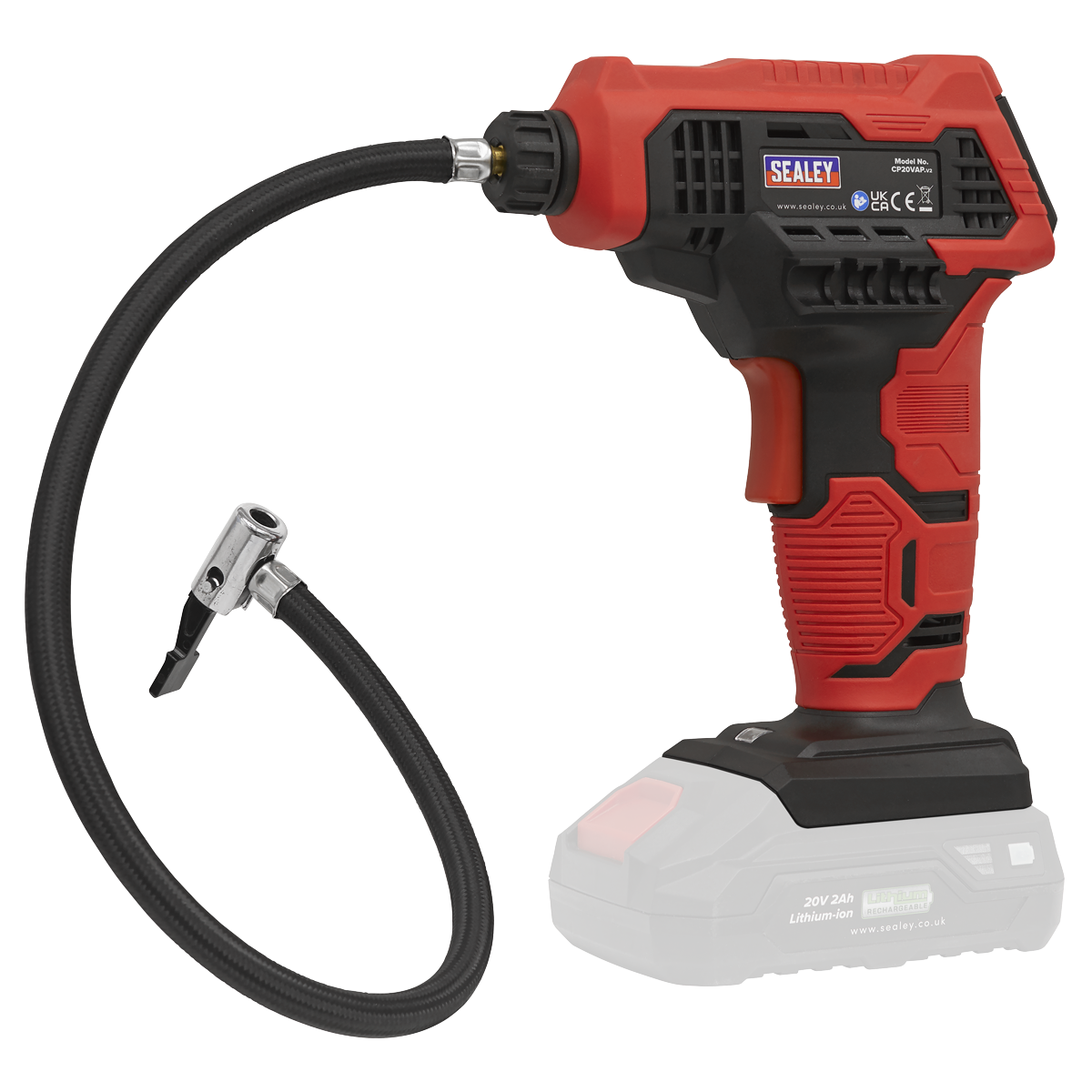 Sealey CP20VAPKIT1 Cordless Air Pump Kit 20V 2Ah