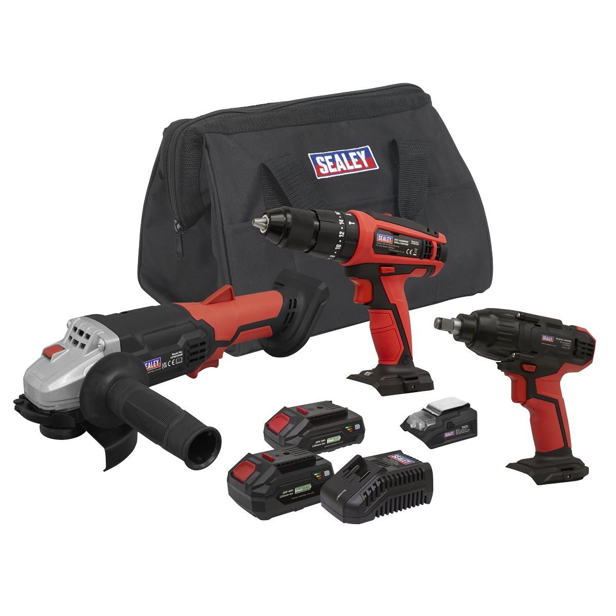 Sealey CP20VCOMBO1 SV20 Series - 3 Tool Cordless Combo Kit