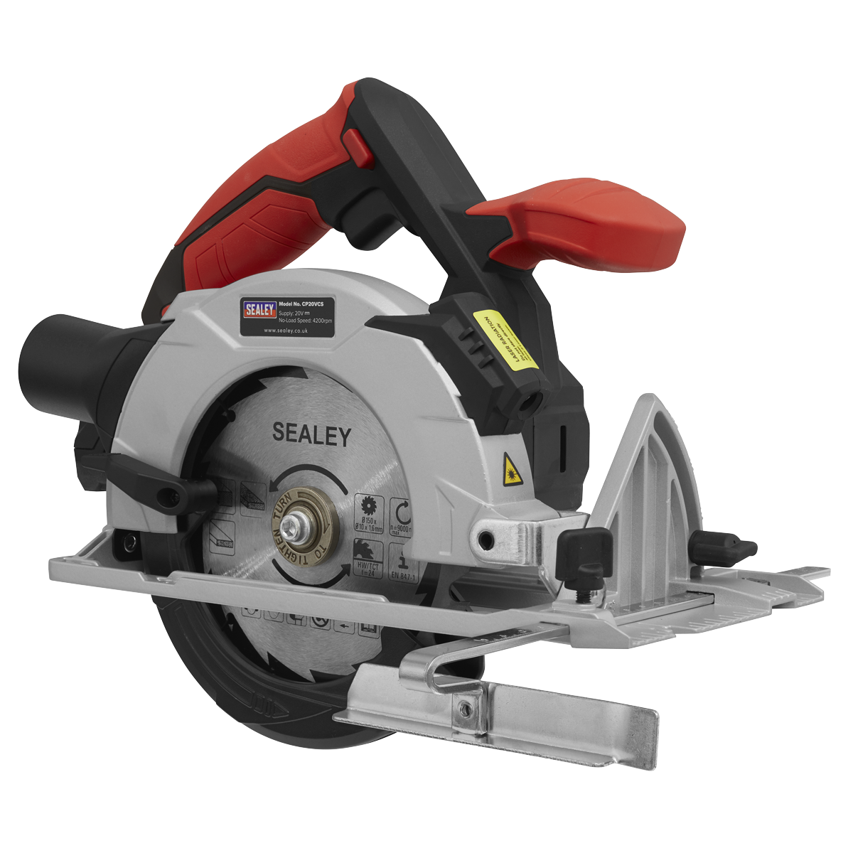 Sealey CP20VCSKIT1 Circular Saw Kit 20V 150mm 2Ah