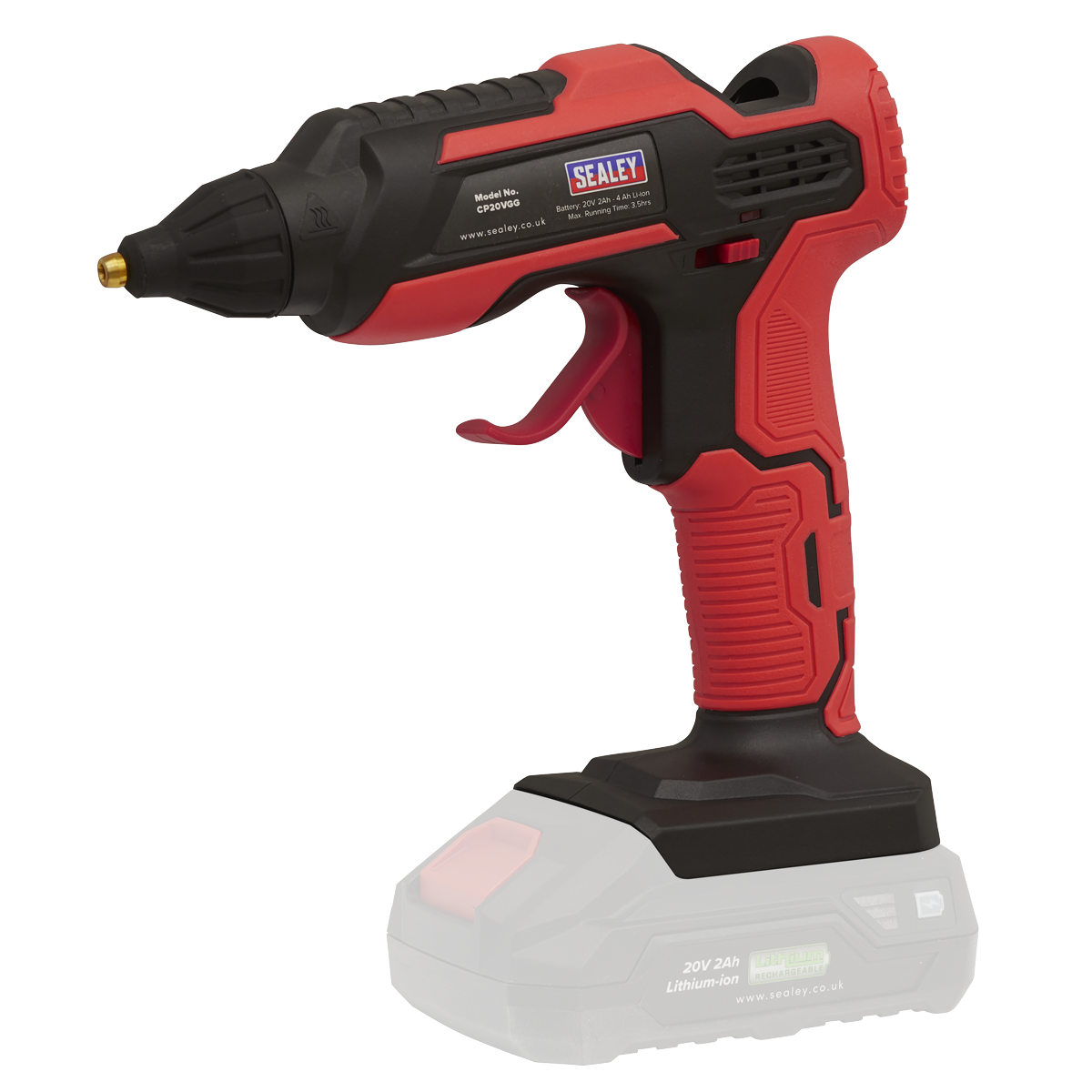Sealey CP20VGGKIT Cordless Glue Gun Kit 20V - 2 Batteries