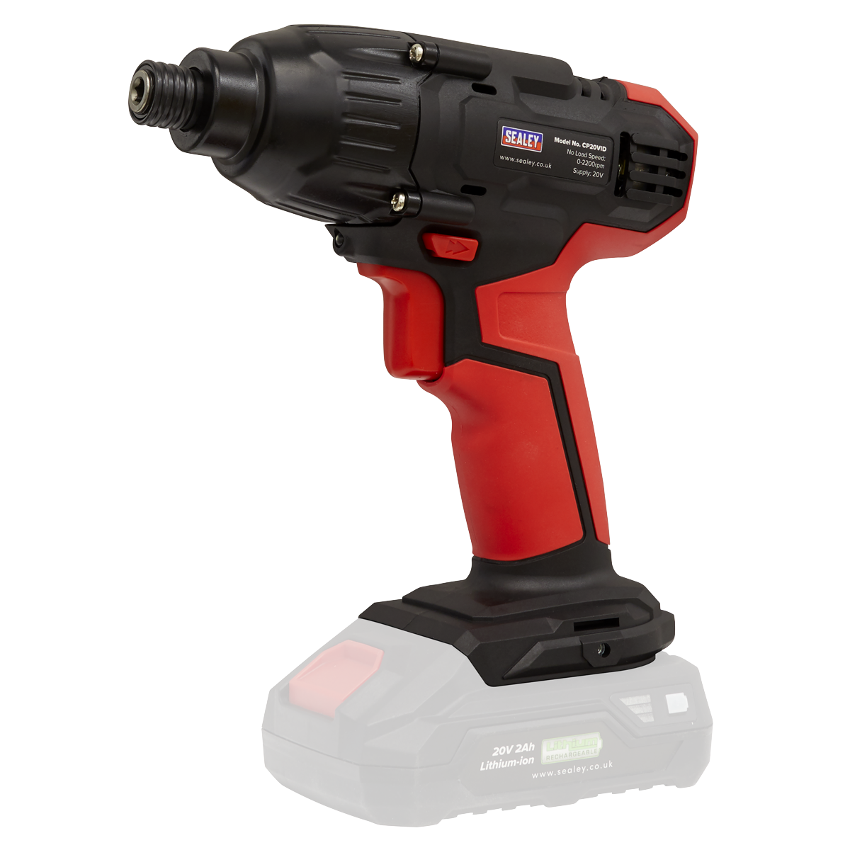 Sealey CP20VDDCOMBO 20V Cordless 13mm Hammer Drill/1/4"Hex Drive Impact Driver Combo Kit