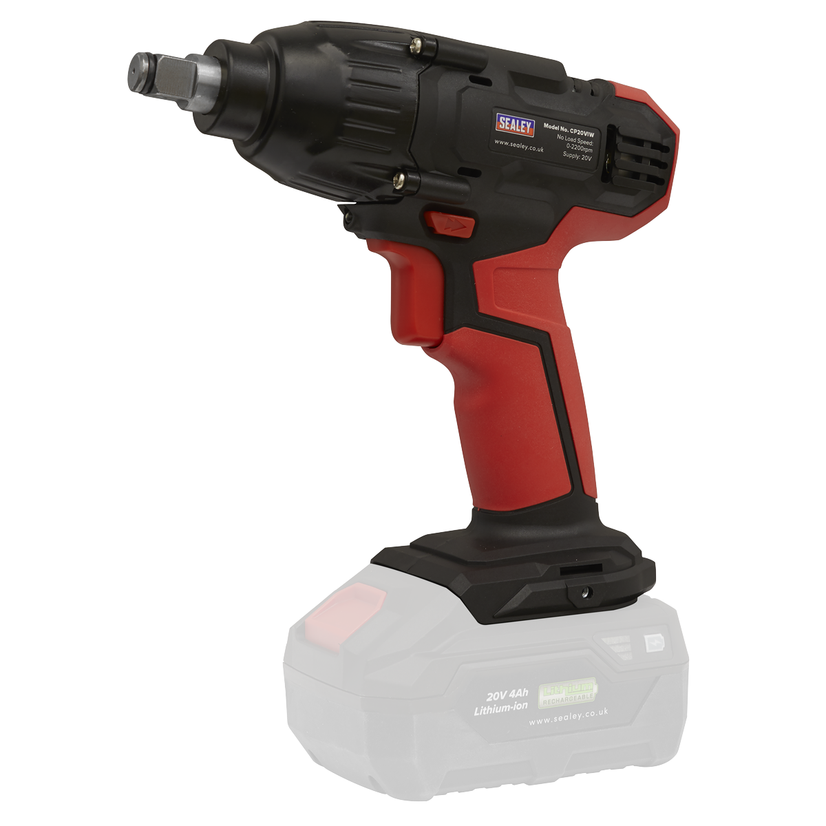 Sealey CP20VIWKIT Impact Wrench 20V 1/2"Sq Drive 230Nm - 2 Batteries