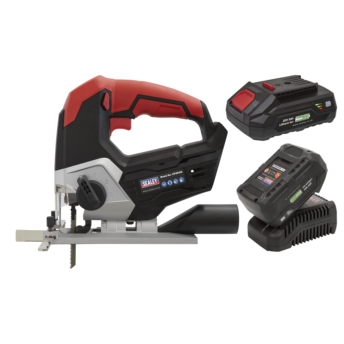 Sealey CP20VJSKIT Cordless Jigsaw Kit 20V - 2 Batteries