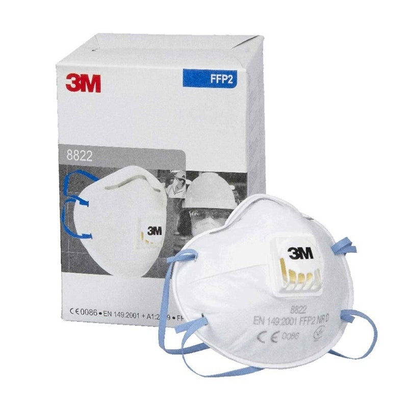 3M Disposable Respirators FFP2 8822 (Pack of 10)
