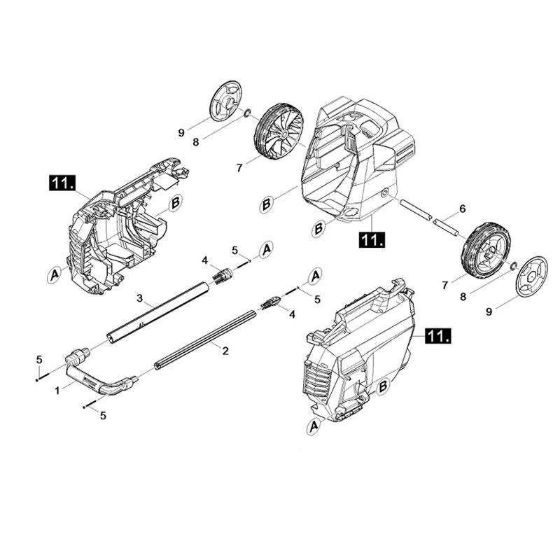Karcher 5515386 Large Wheel Cap
