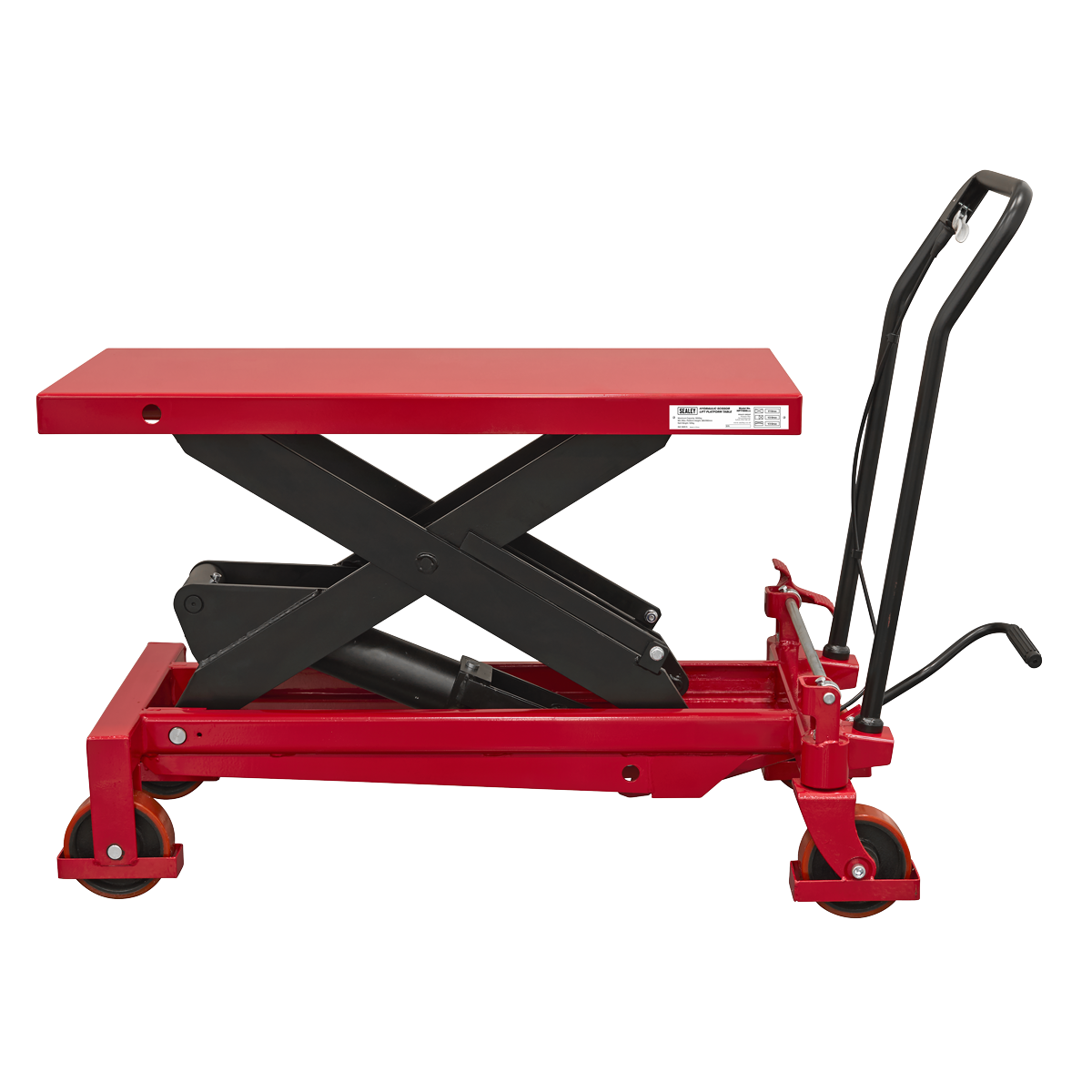 Sealey HPT1000 Hydraulic Scissor Lift Platform Table 1000kg Capacity