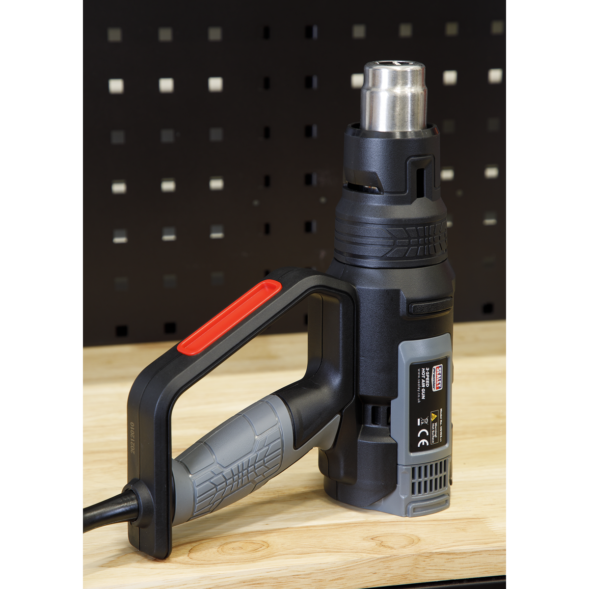 Sealey HS102 Hot Air Gun 2000W 3-Speed 50-600C Variable Heat