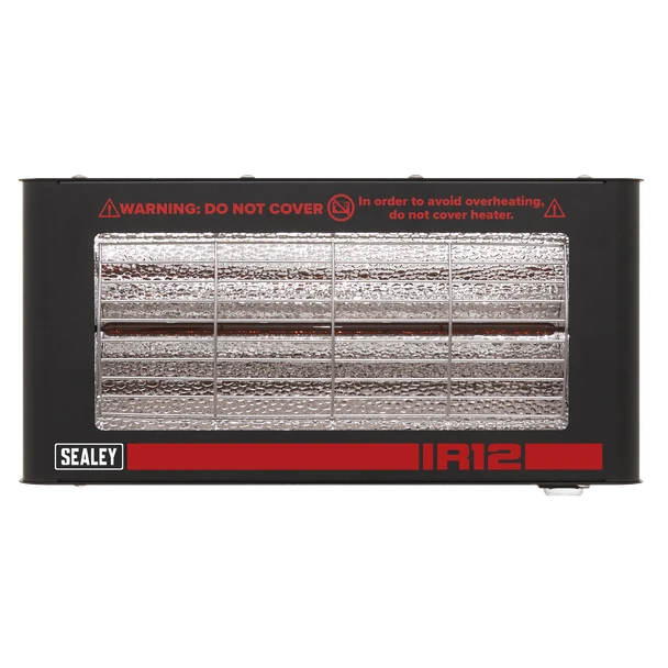 Sealey IR12 Wall Mounting Infrared Quartz Heater 1.2W/230V