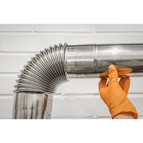 Sealey IREX3 Stainless Steel Exhaust/Flue 90° Bend for IR13/IR16 100mm