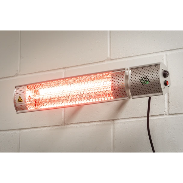 Sealey IWMH2000R High Efficiency Wall Mounting Infrared Short Wave Heater 2000W