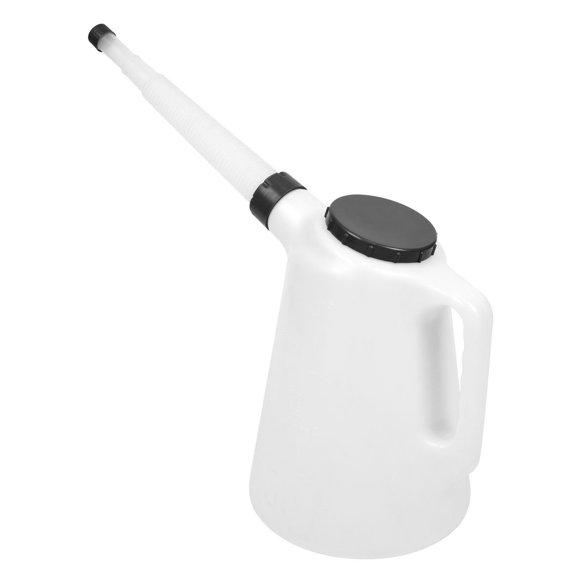 Sealey JDL5SET Oil Containers with Lid & Flexible Spouts 5L - Set of 5
