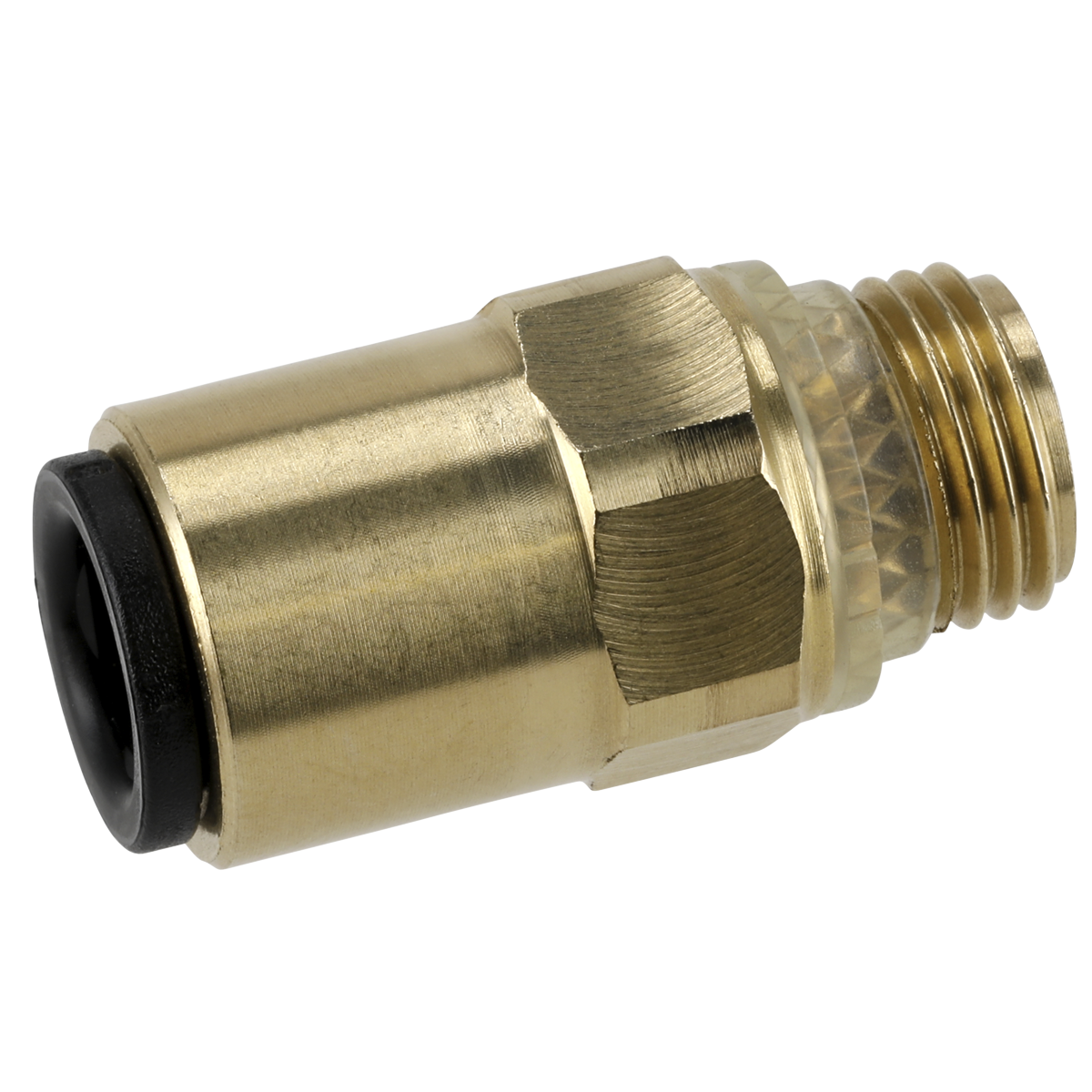 Sealey JGBC618 Brass SuperThread Straight Adaptor 6mm x 1/8"BSP Pack of 2 (John Guest Speedfit® - RM010611)