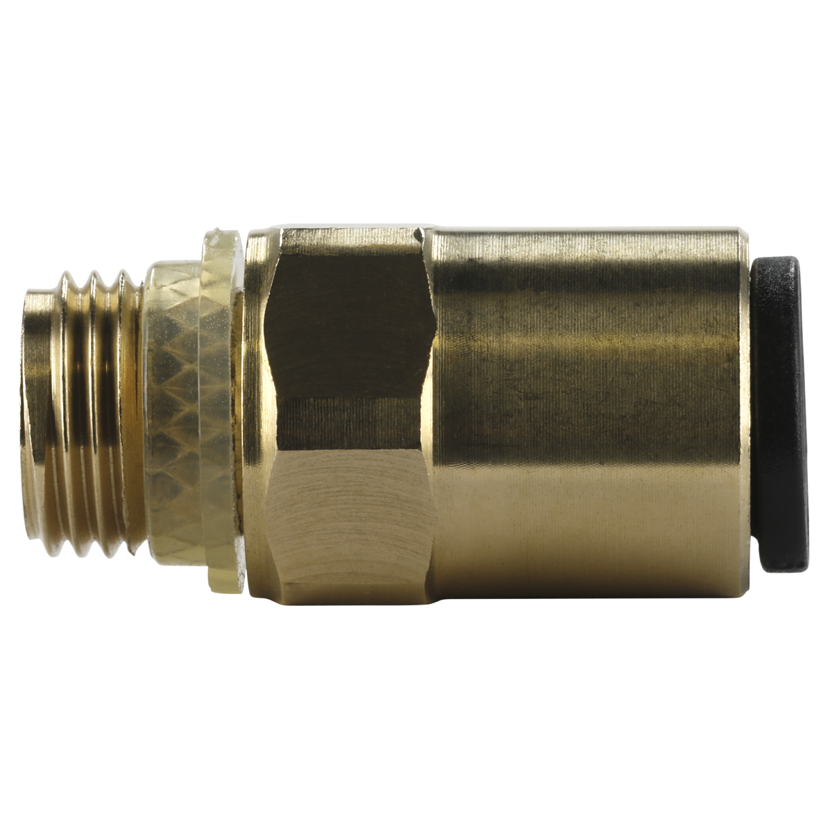 Sealey JGBC618 Brass SuperThread Straight Adaptor 6mm x 1/8"BSP Pack of 2 (John Guest Speedfit® - RM010611)