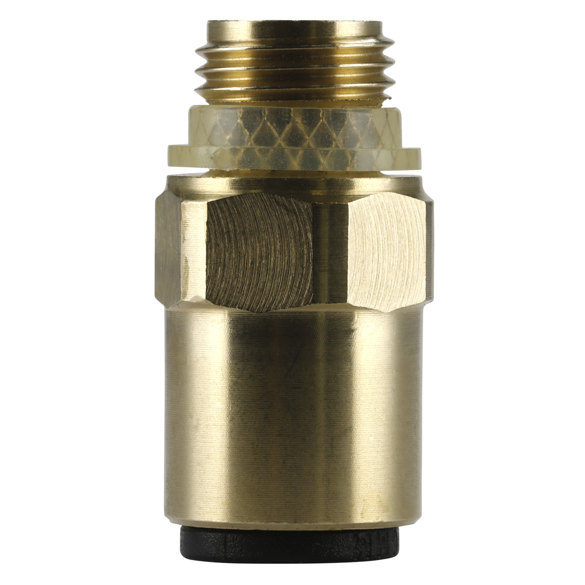 Sealey JGBC618 Brass SuperThread Straight Adaptor 6mm x 1/8"BSP Pack of 2 (John Guest Speedfit® - RM010611)