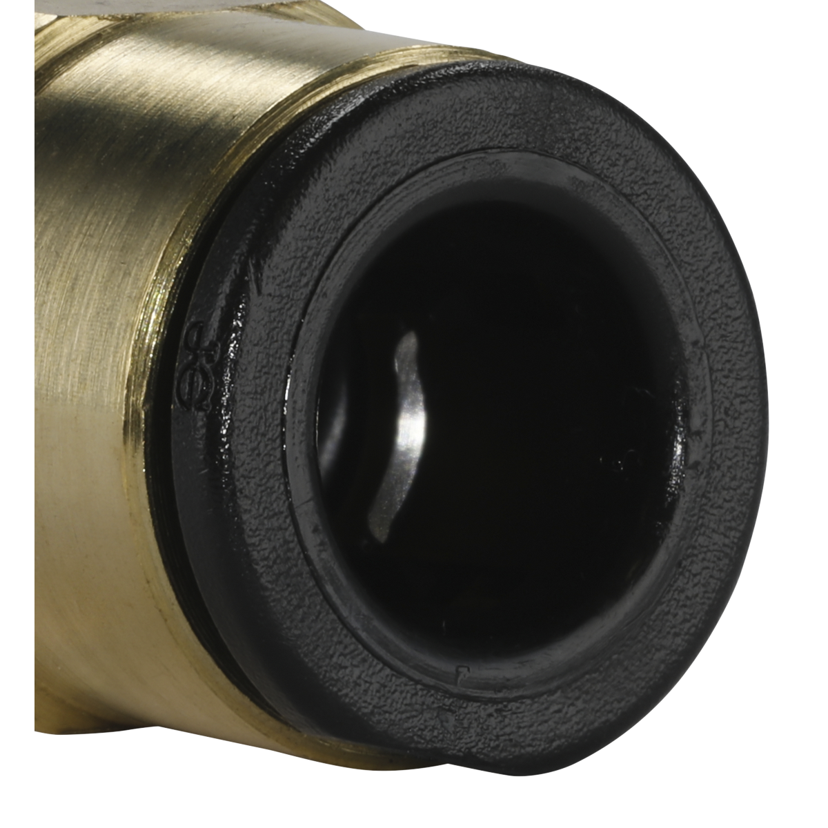 Sealey JGBC814 Brass SuperThread Straight Adaptor 8mm x 1/4"BSP Pack of 2 (John Guest Speedfit® - RM10812)