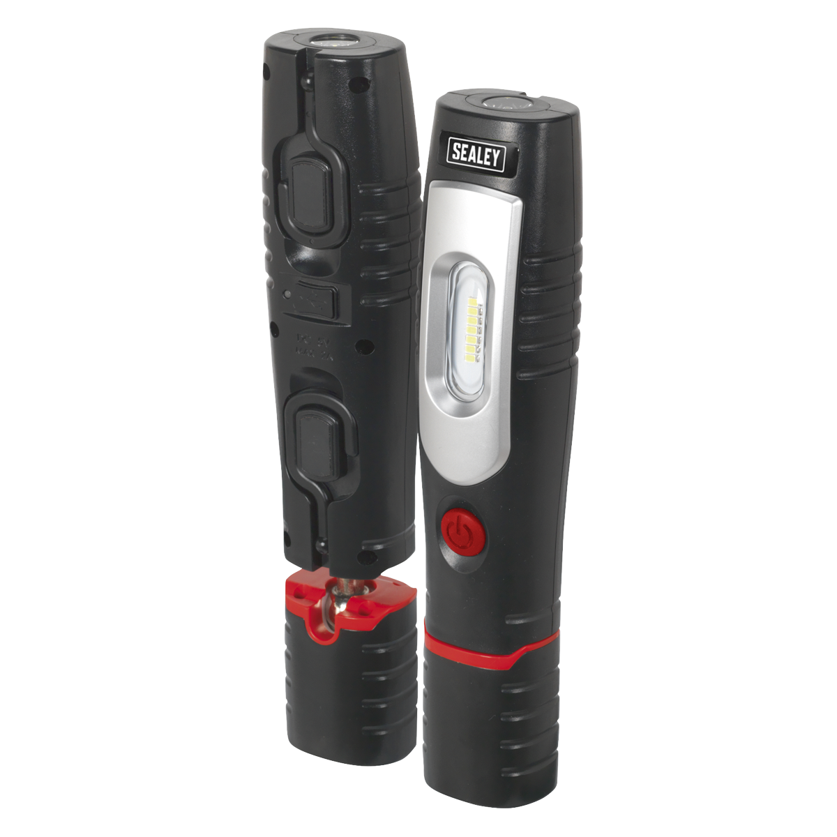 Sealey LED3602 Rechargeable 360 Inspection Light 4W & 3W SMD LED - Black