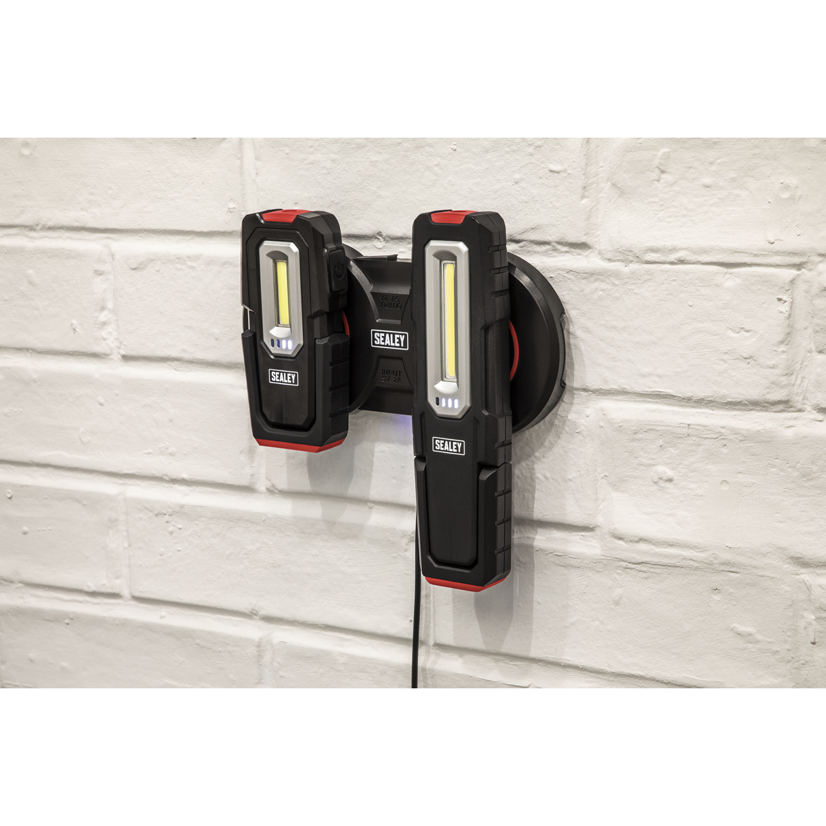 Sealey LEDWCBCOMBO4 Inspection Lights 3W & 5W & Double Wireless Charging Base