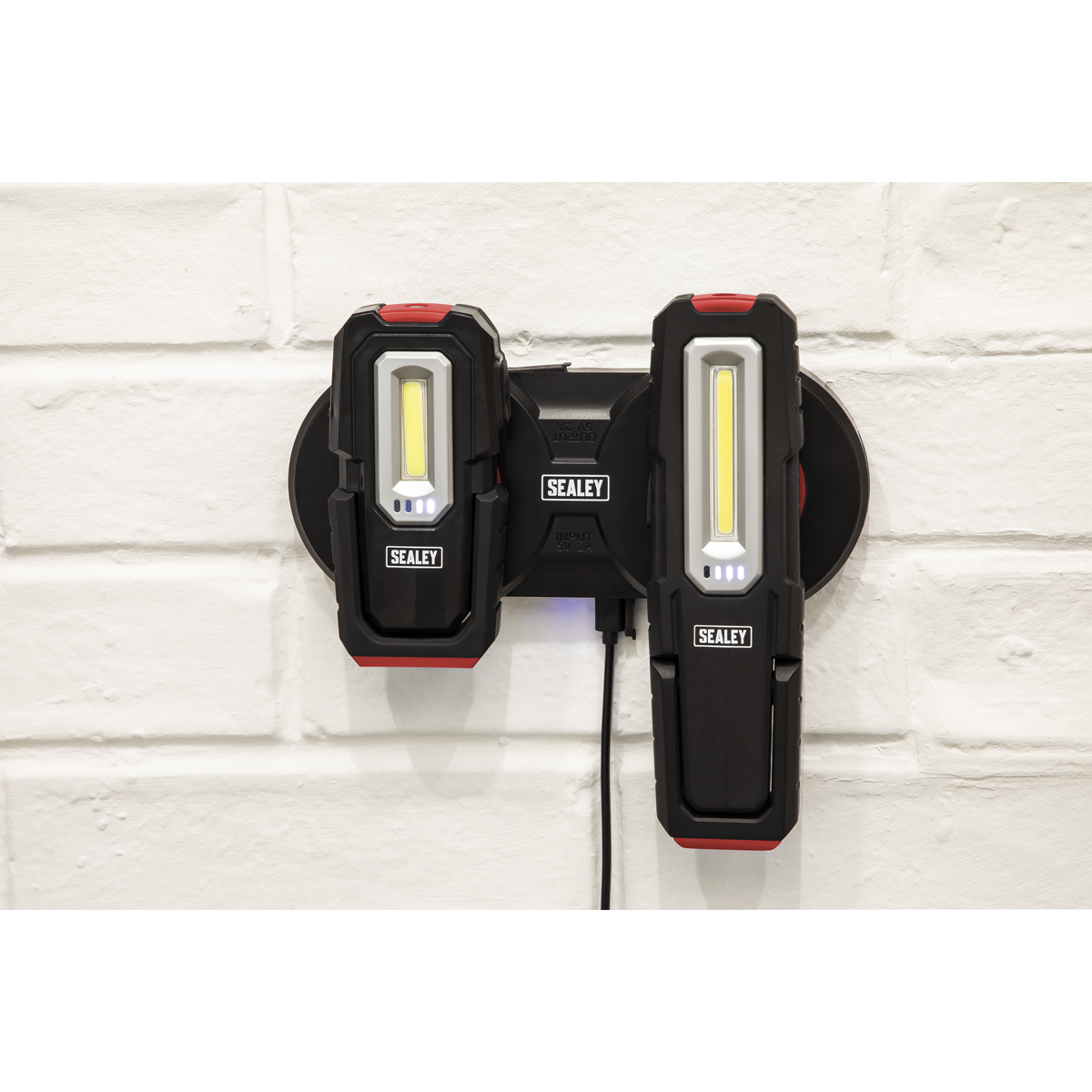 Sealey LEDWCBCOMBO4 Inspection Lights 3W & 5W & Double Wireless Charging Base