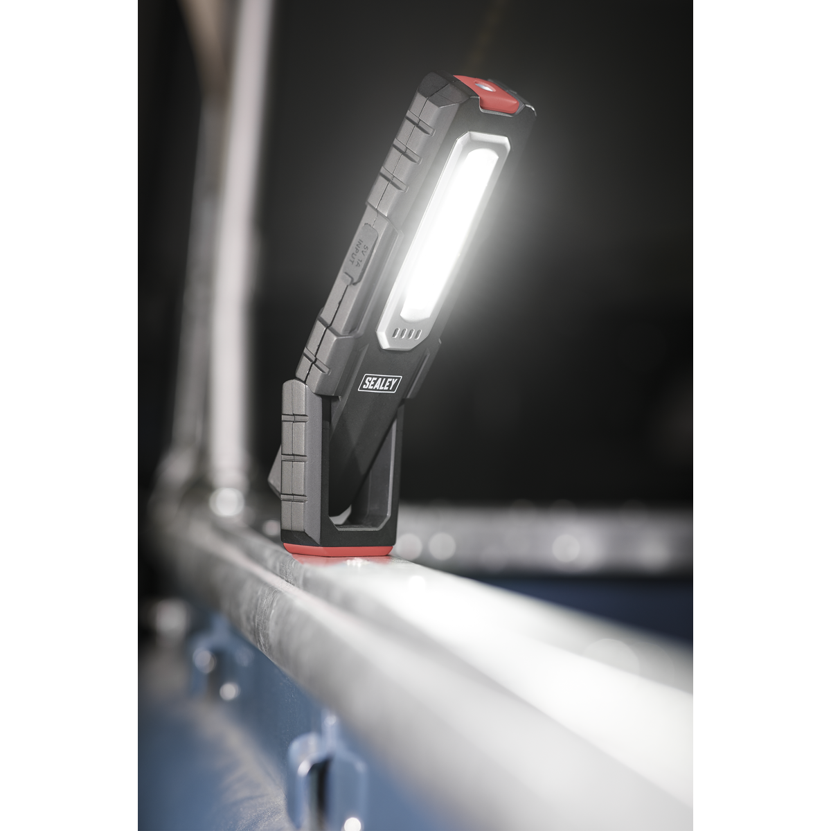 Sealey LEDWCBCOMBO5 Inspection Light 5W & 1W COB LED (x2) & Double Wireless Charging Base