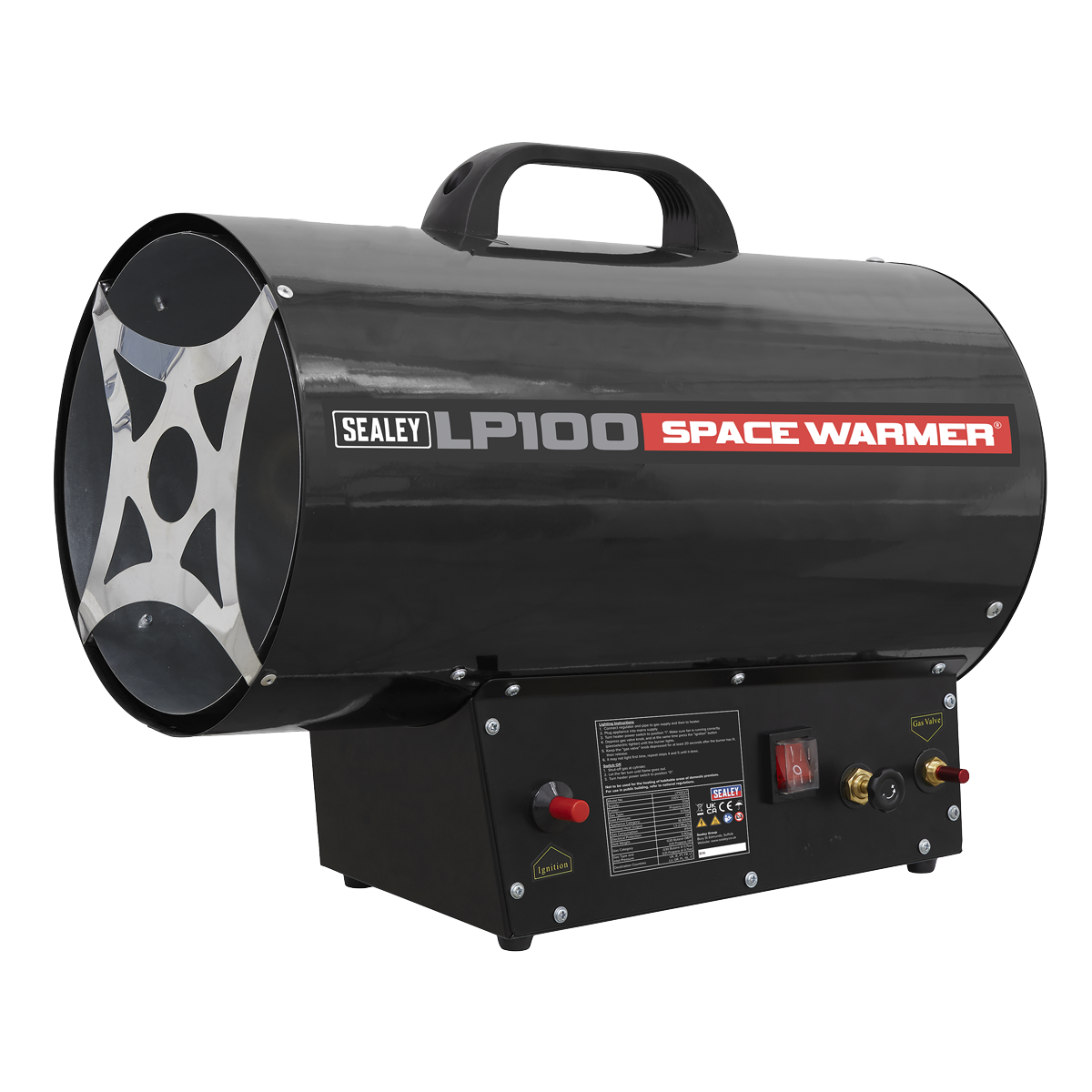 Sealey LP100 61,000-102,000Btu/hr Space Warmer Propane Heater