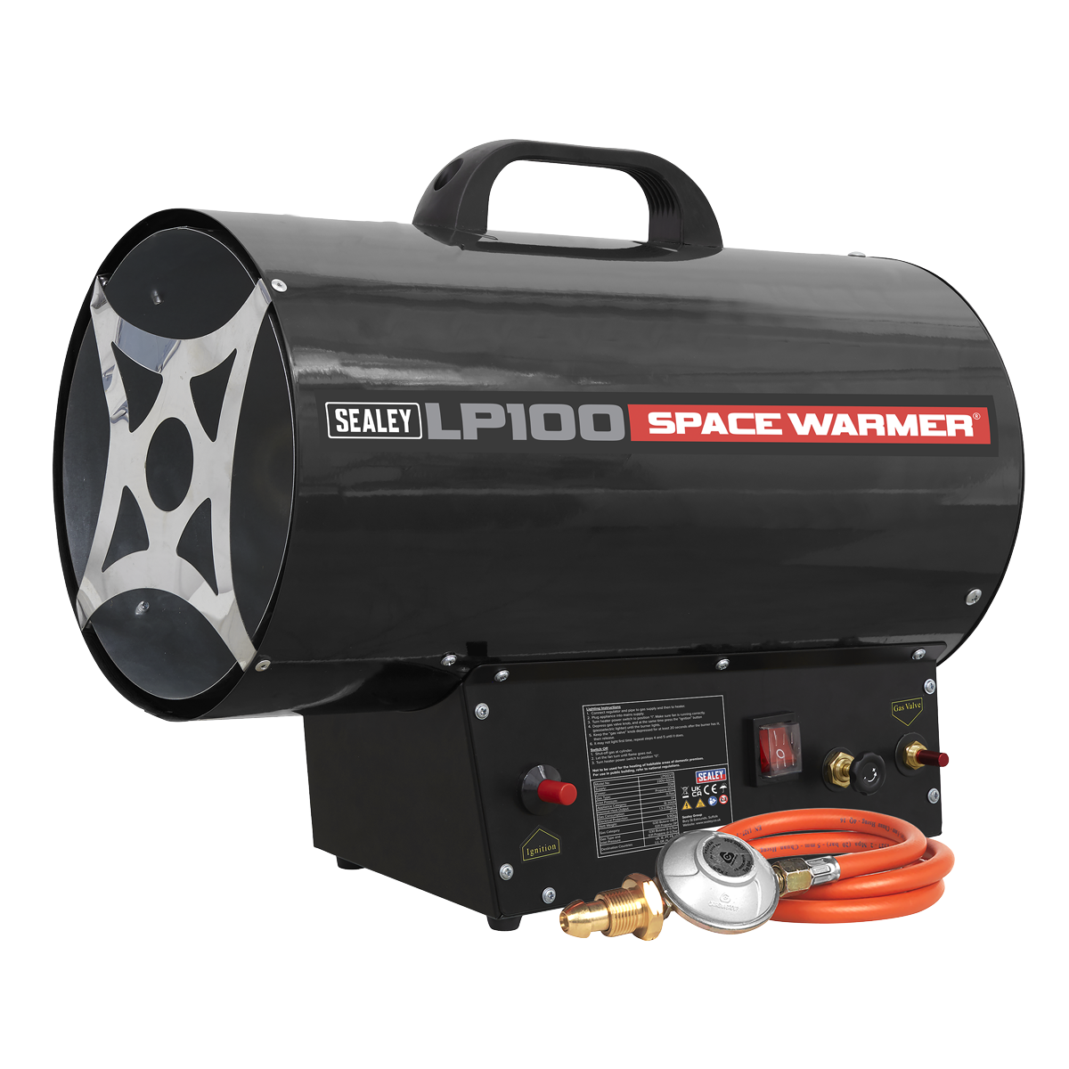 Sealey LP100 61,000-102,000Btu/hr Space Warmer Propane Heater