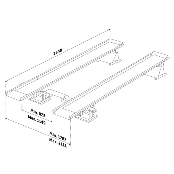Sealey MR1 Car Lift/Ramp 3 Tonne