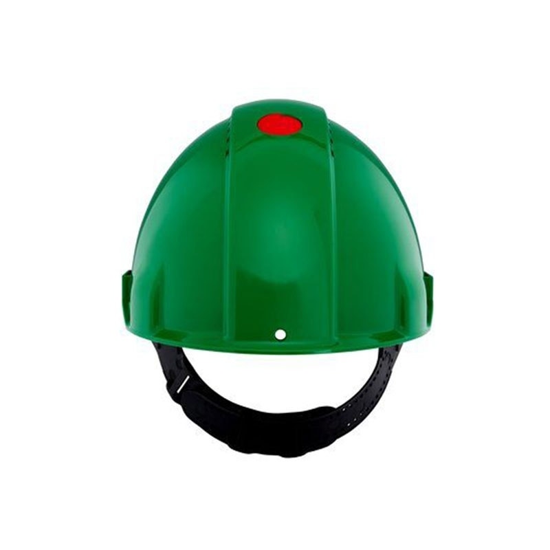 3M G3000 Safety Helmet, Uvicator, Pinlock, Ventilated, Green, G3000CUV-GP