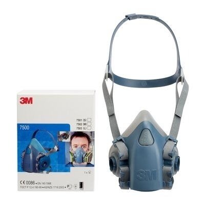 3M Reusable Half Face Mask, Small, 7501