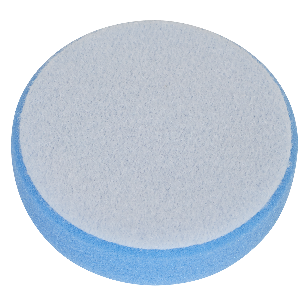 Sealey PTCCHV79B Hook-and-Loop Buffing & Polishing Foam Head 80 x 25mm - Blue/Medium