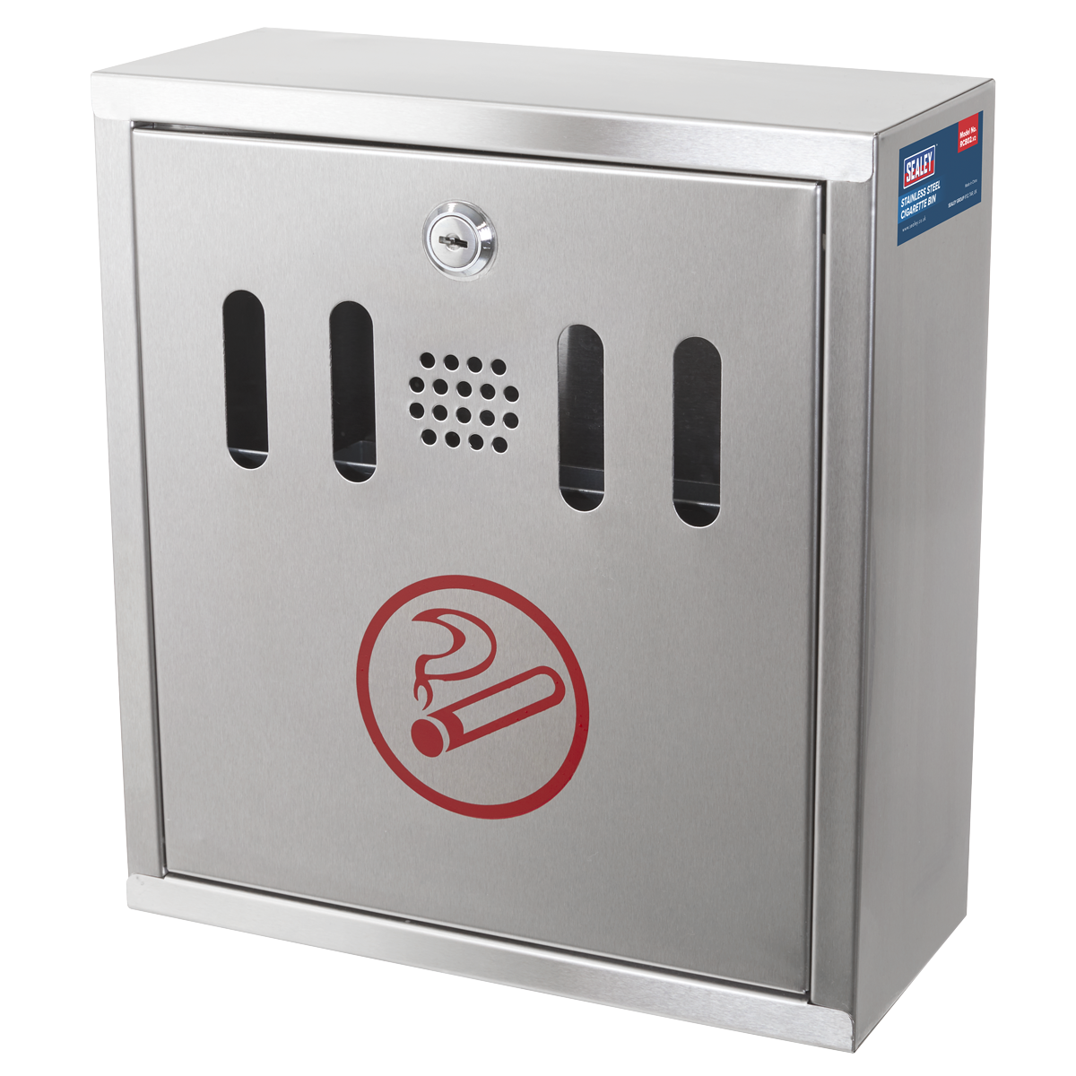 Sealey RCB02 Cigarette Bin Stainless Steel