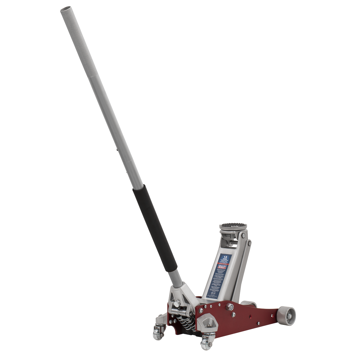 Sealey RJAS1500 Aluminium/Steel Trolley Jack with Rocket Lift 1.5 Tonne