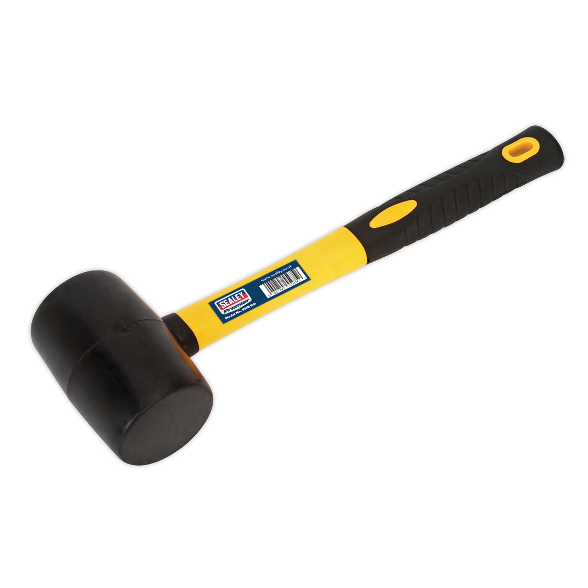 Sealey RMB100 Rubber Mallet 1lb with Fibreglass Shaft