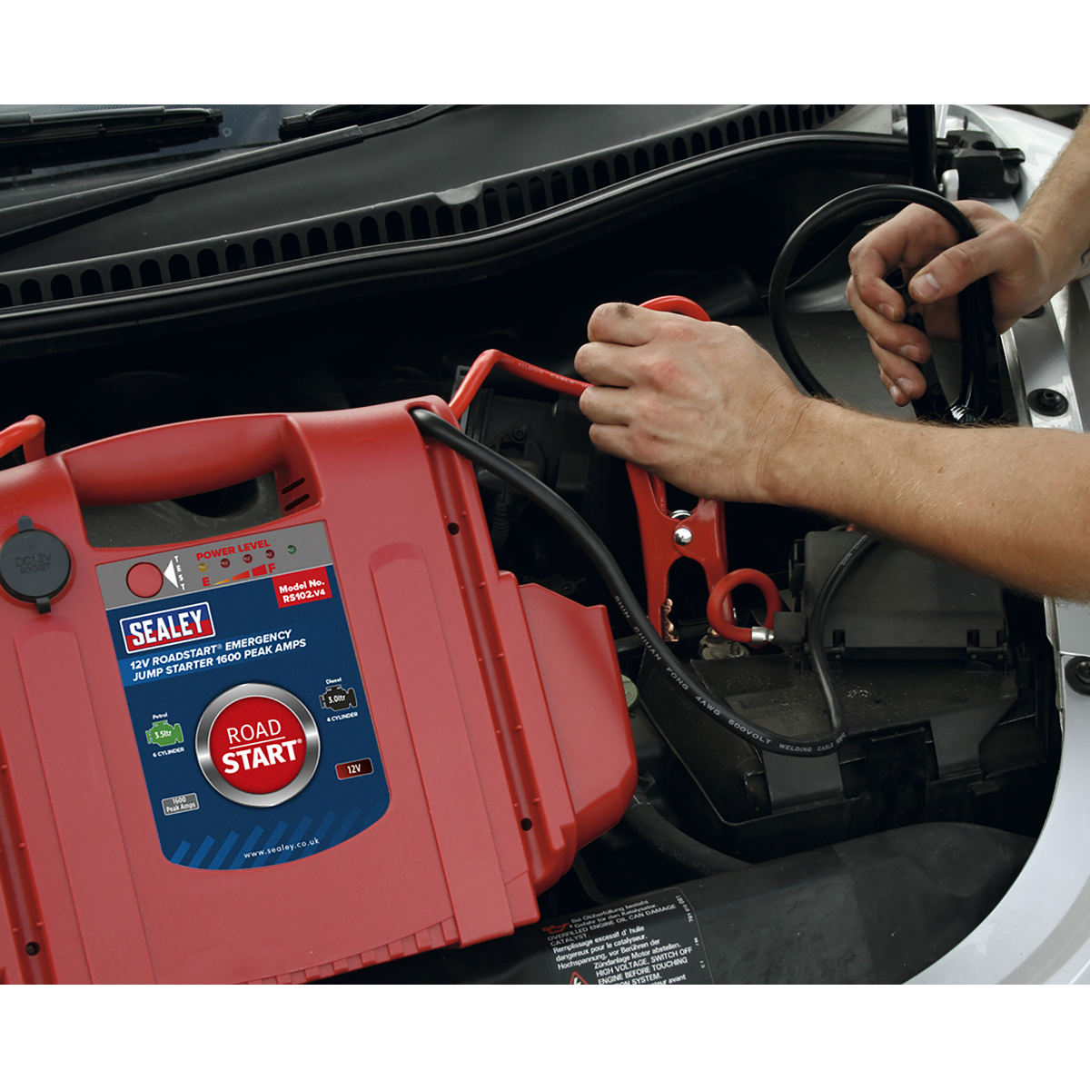 Sealey RS102 RoadStart Emergency Jump Starter 12V 1600 Peak Amps