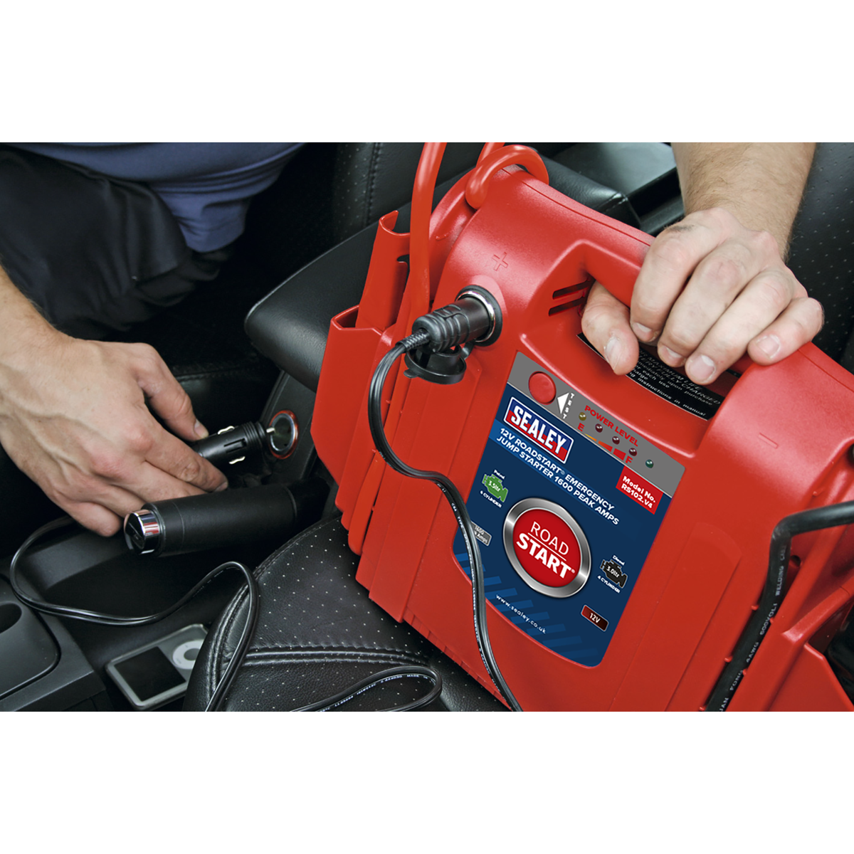 Sealey RS102 RoadStart Emergency Jump Starter 12V 1600 Peak Amps