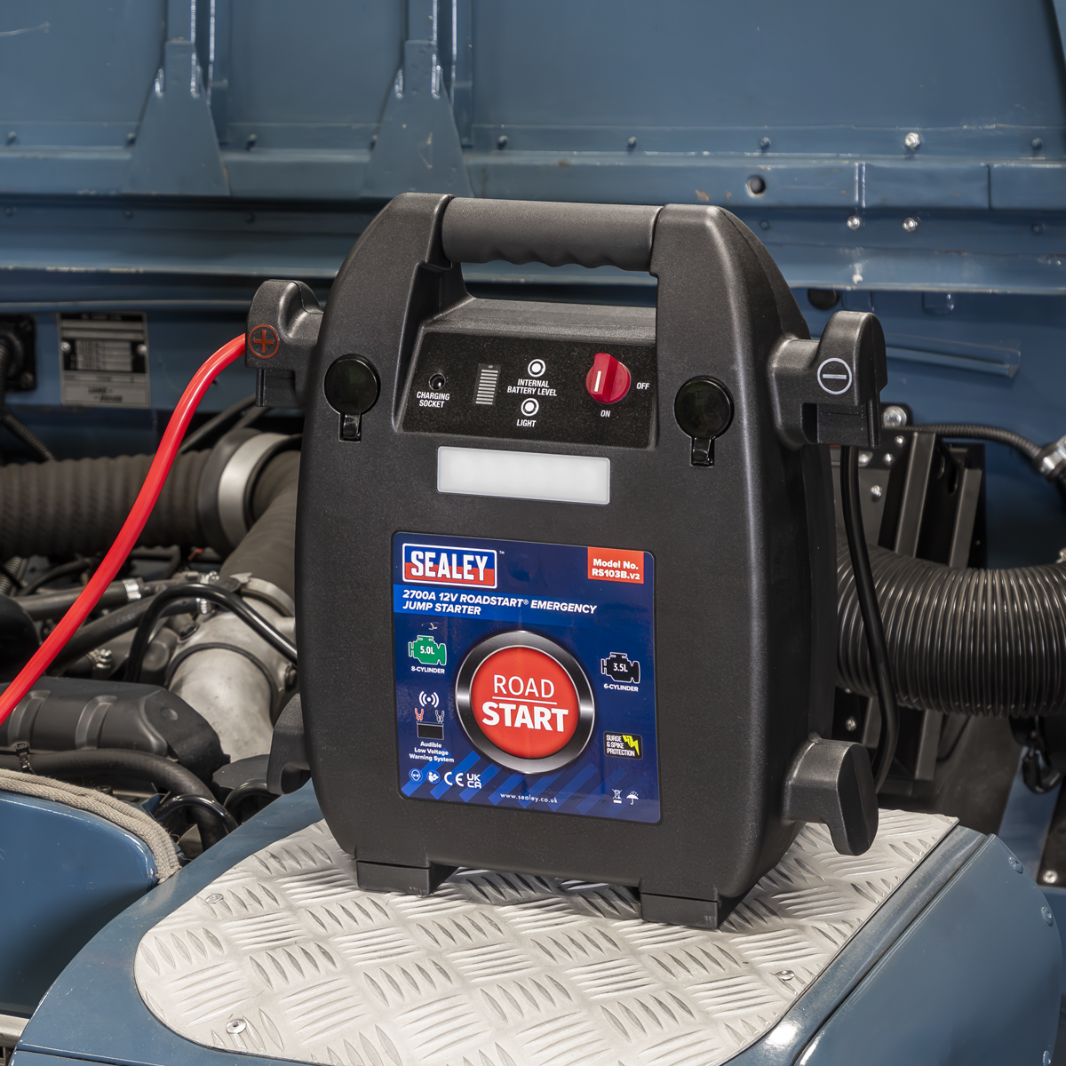 Sealey RS103B RoadStart 12V Emergency 8-Cylinder Jump Starter 5L