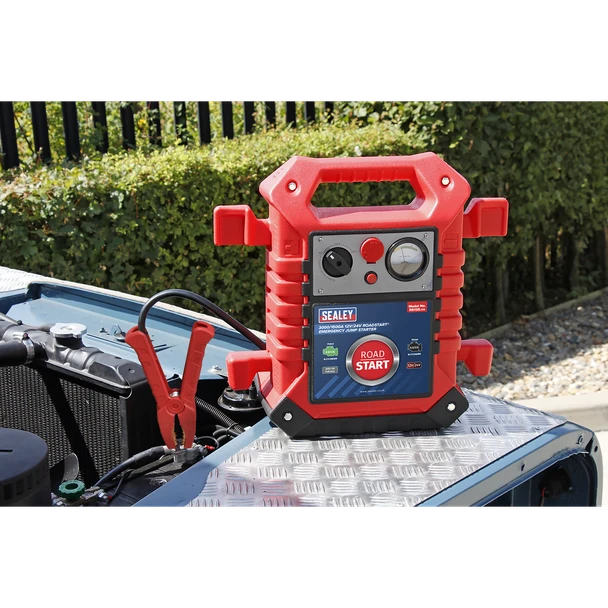 Sealey RS125 RoadStart Emergency Jump Starter 12/24V 3000/1500 Peak Amps