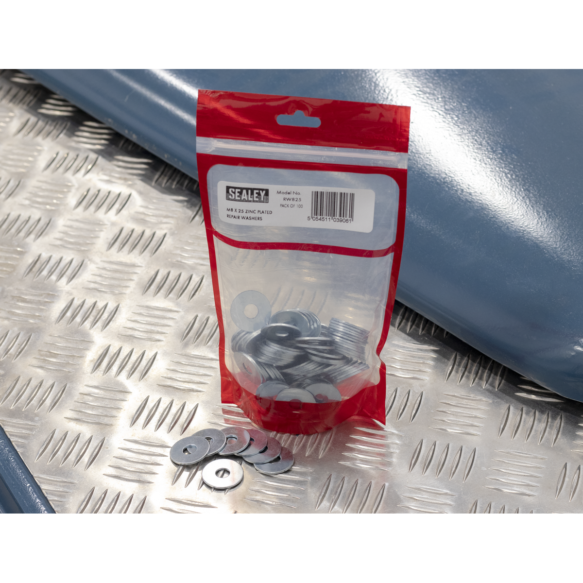Sealey RW825 Repair Washer M8 x 25mm Zinc Plated Pack of 100