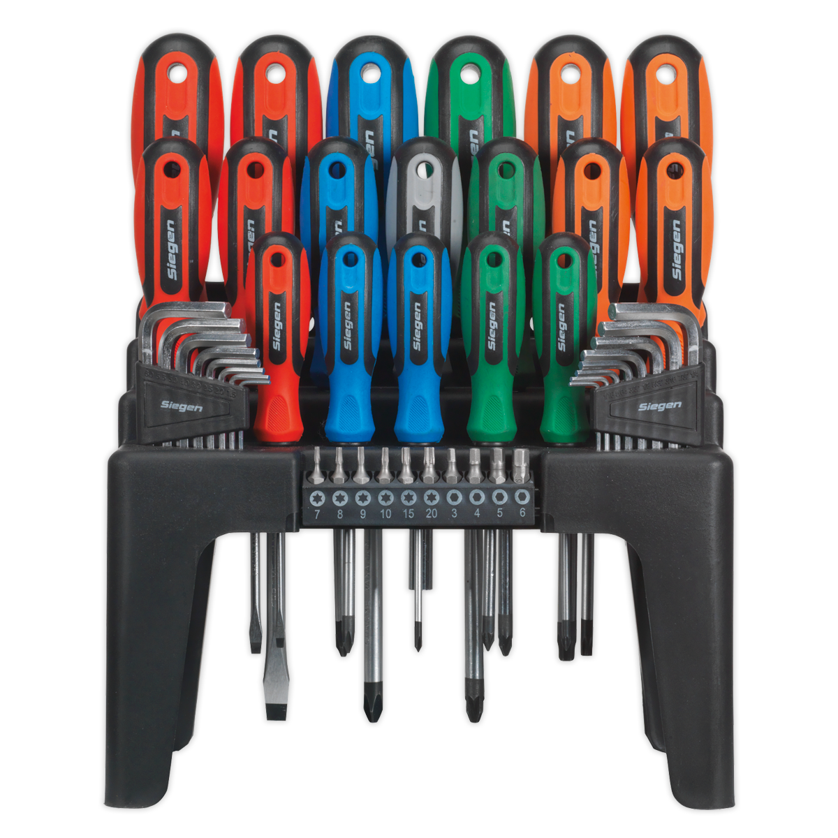 Sealey S01090 Screwdriver, Hex Key & Bit Set 44pc