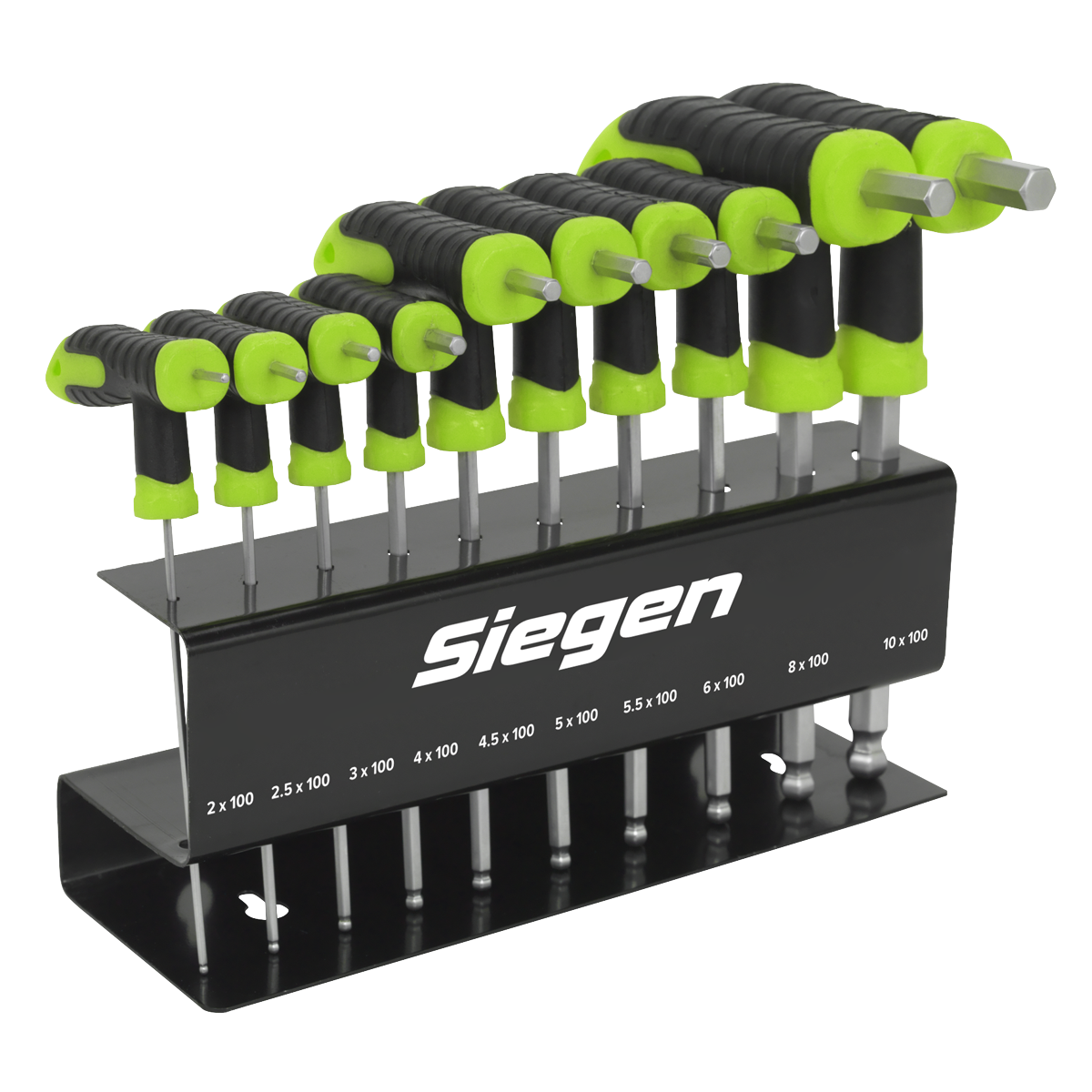 Sealey S01150 Siegen T-Handle Ball-End Hex Key Set 10pc