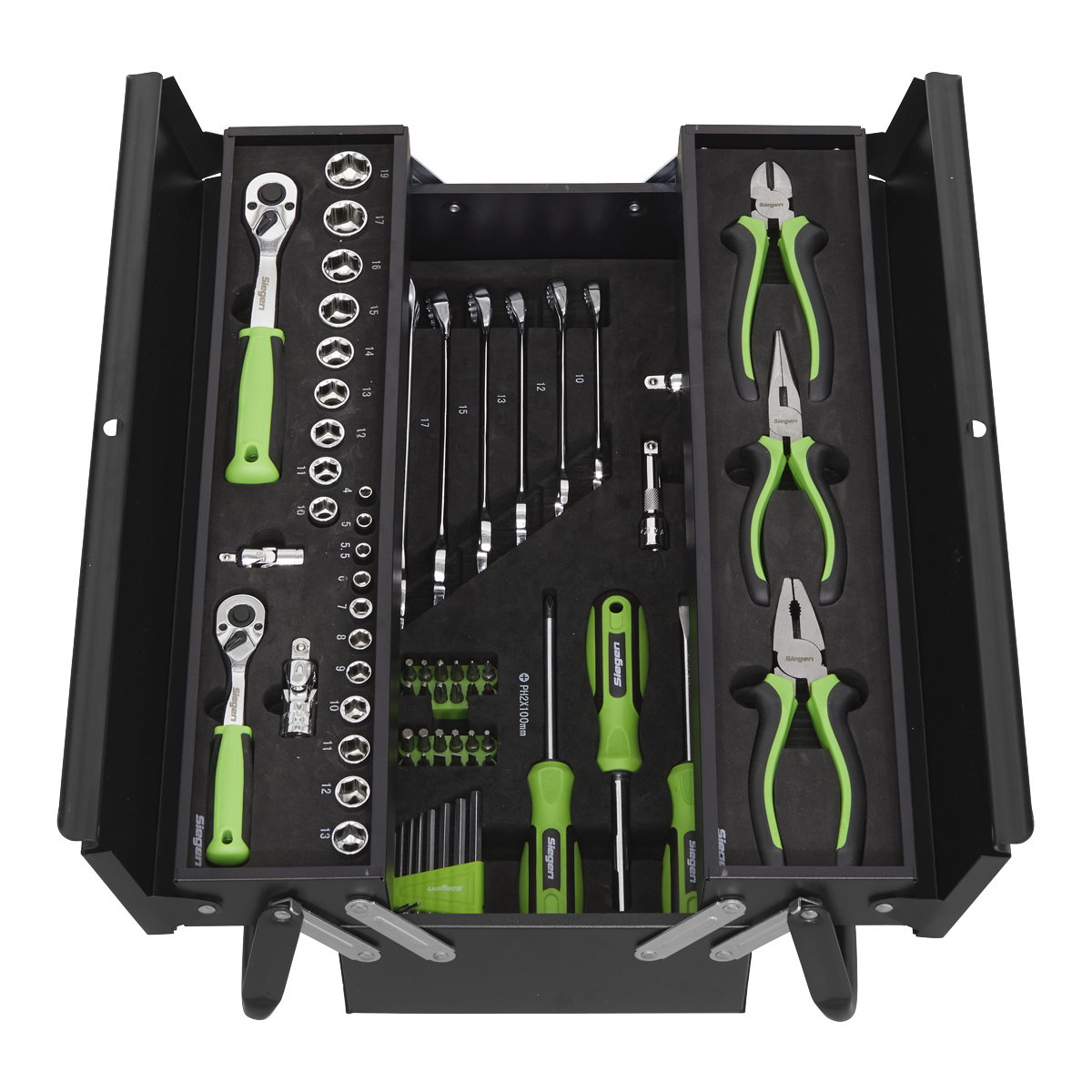 Sealey S01215 Cantilever Toolbox with Tool Kit 70pc