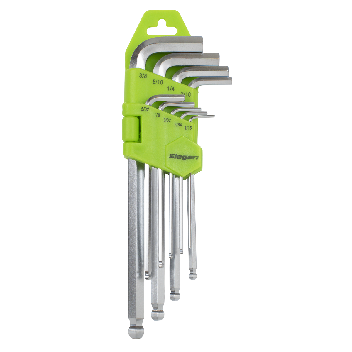 Sealey S01261 Siegen Imperial Long Ball-End Hex Key Set 9pc