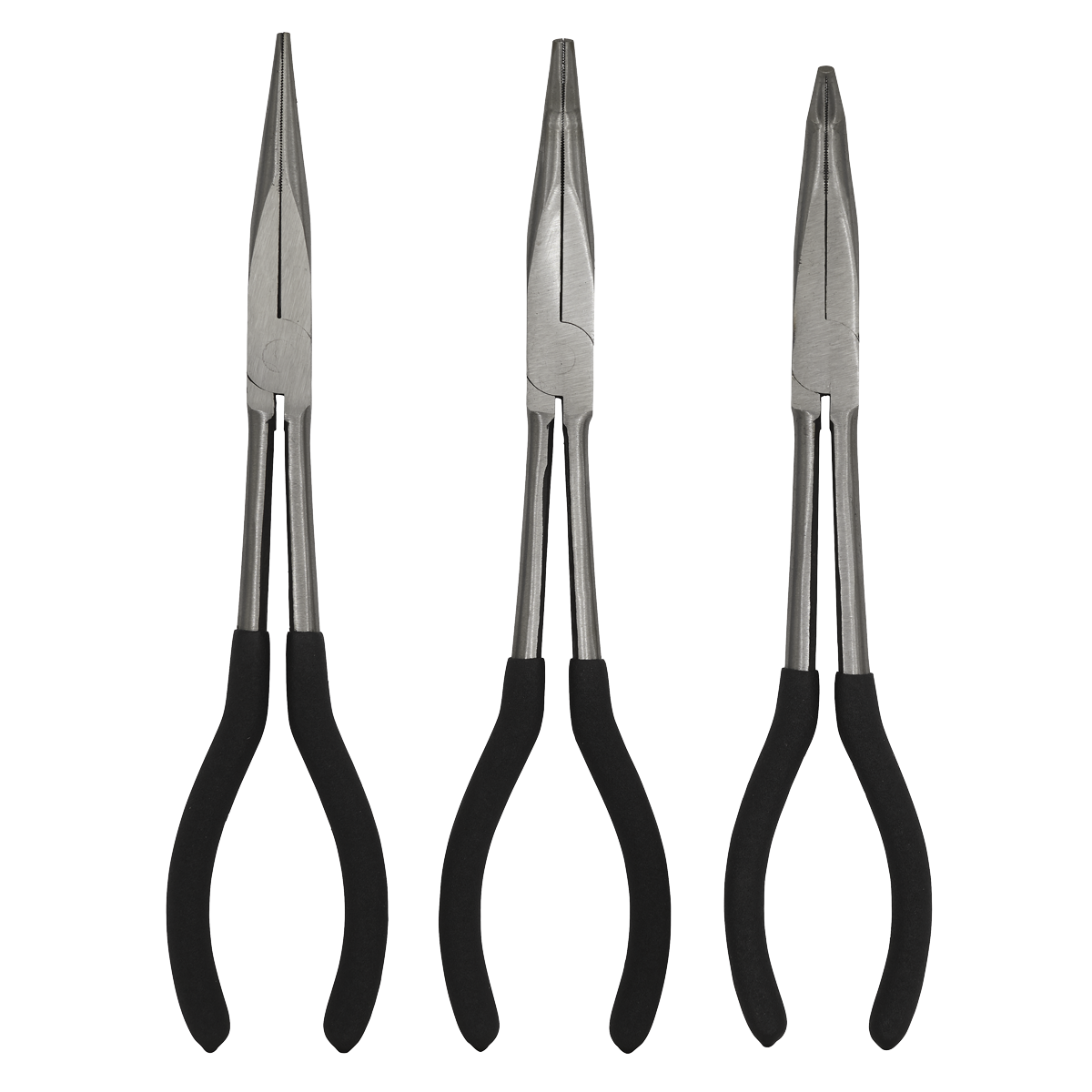 Sealey S0433 Needle Nose Pliers Set 3pc 275mm