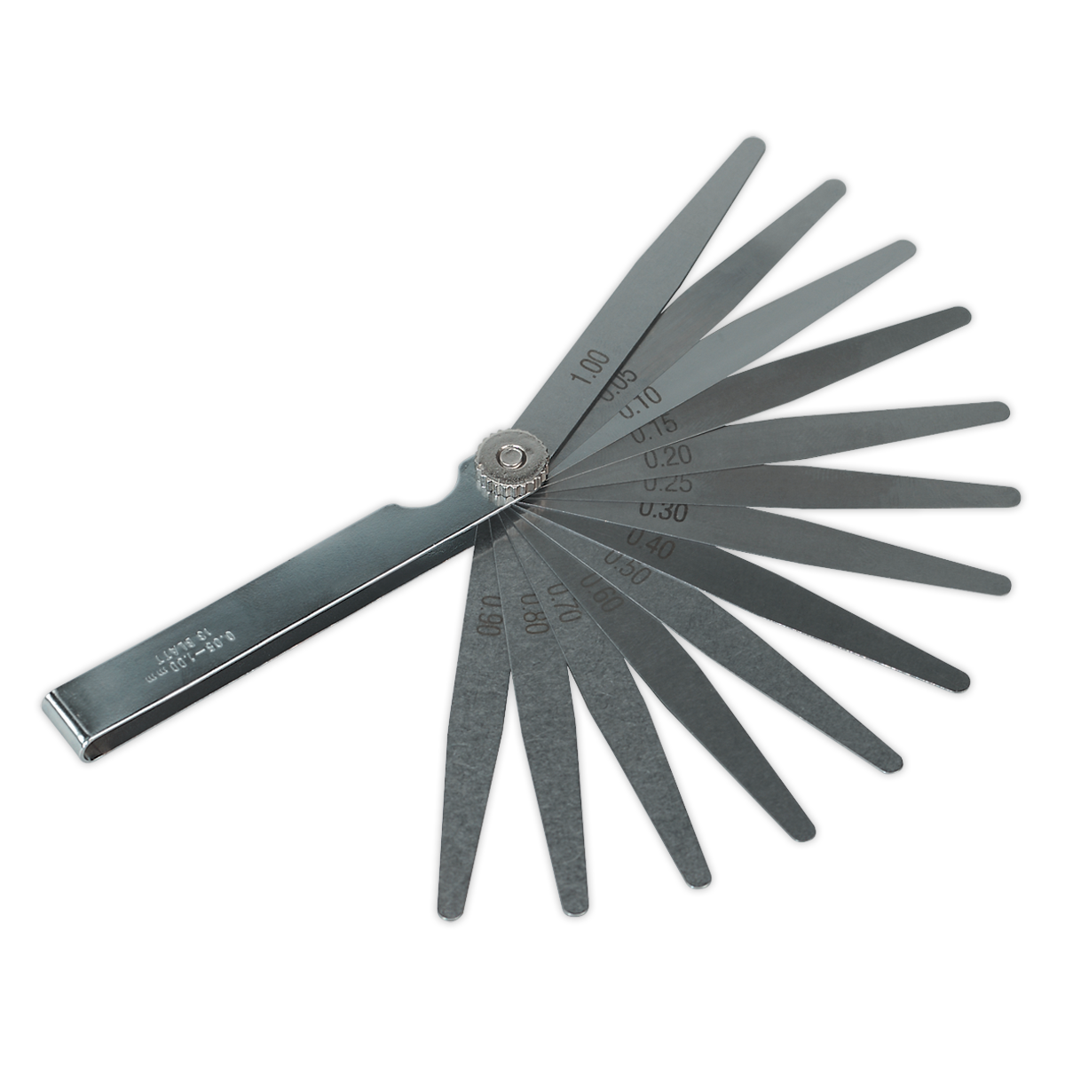 Sealey S0517 Feeler Gauge 13 Blade - Metric