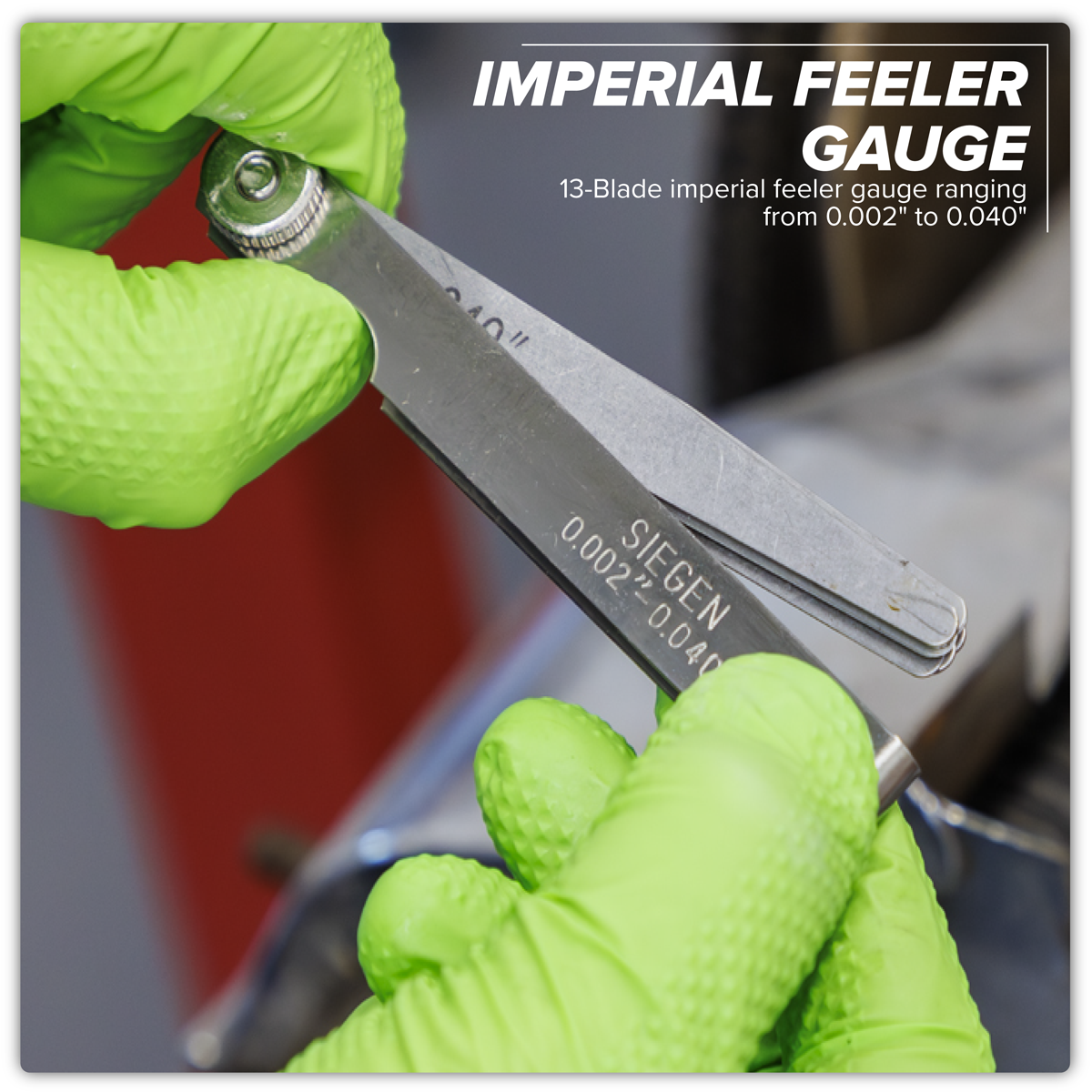 Sealey S0518 Feeler Gauge 13 Blade - Imperial